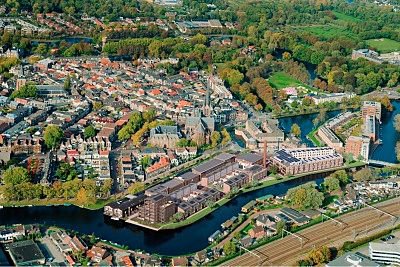 Defensie-eiland Woerden luchtfoto